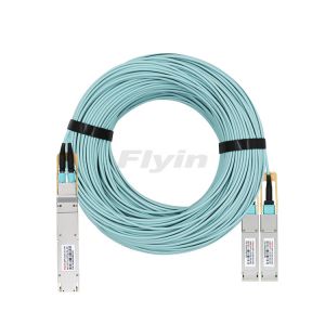 400G OSFP 轉 2X200G QSFP56 OM4 50M AOC有源光纜